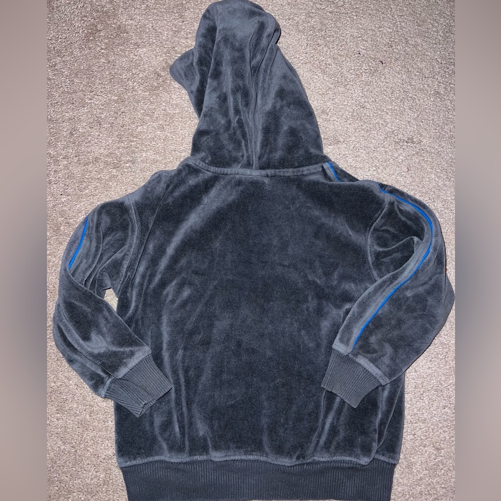 Nike Hooded Fleece Jacket, Boys, Grey, 3T - Picture 2 of 4